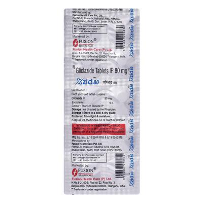 XZID 80 Tablet 10's - Diabetes-Ant