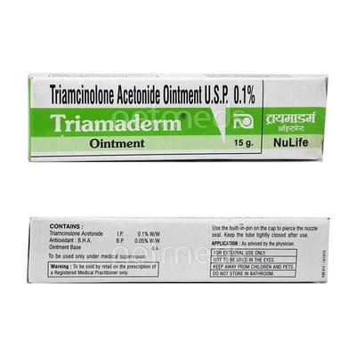Triamaderm Ointment 15gm - Skin Infections-Toc