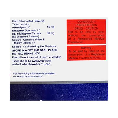 UNIAZ BETA 16/50 Tablet 10's - Hypertension-Cal