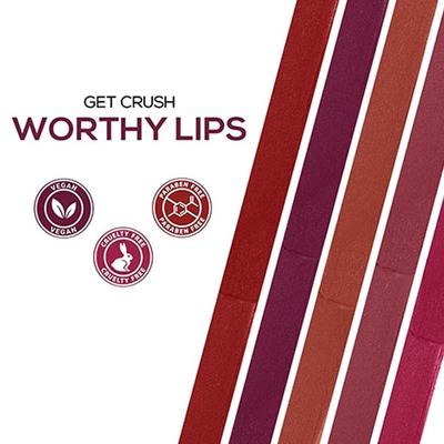 RENEE Crush Glossy Lipstick - Carino 4 gm - Lipsticks