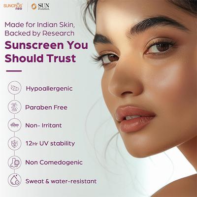 SUNCROS NEO SPF 75+ PA+++ UVA/UVB/IR/VISIBLE/BLUE LIGHT Sunscreen Gel 50g - Sun Protectors-Emo