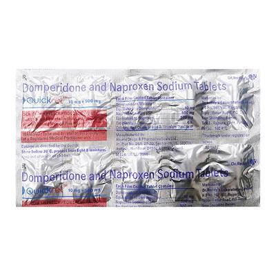QUICKREL 10/500mg Tablet 10's - Pain relief-Nsa