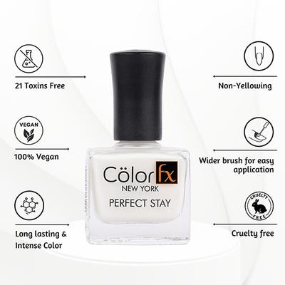 Color Fx Perfect Pastel Longlasting Glossy finish Non-yellowing Sage Green - 169 9 ml - Nail Polish
