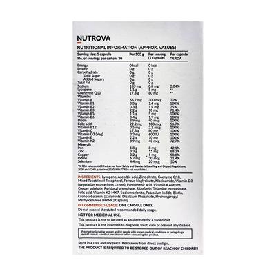 NUTROVA KERASTRENGTH VEG Capsule 30's - Supplements-Vam