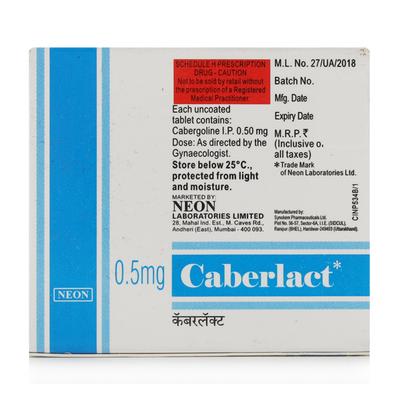 Caberlact 0.5mg Tablet 2'S - Parkinsonism-Apd