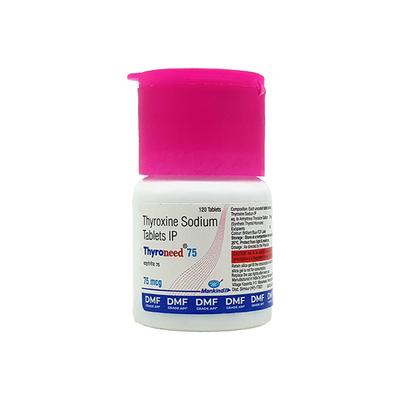 THYRONEED 75 Tablet 120's - Hypothyroidism-Ant