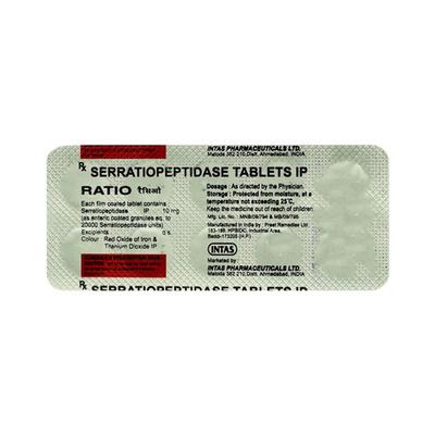Ratio 10mg Tablet 10'S - Pain relief-Nsa