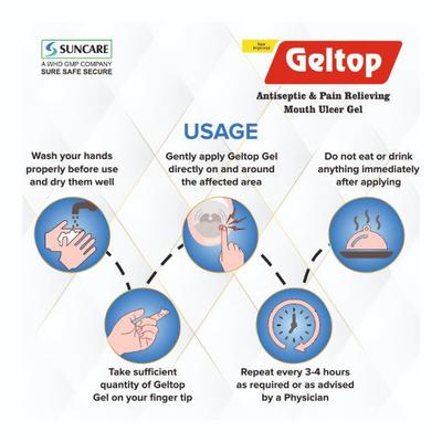 Suncare Geltop Gel 10 gm - Toothpaste
