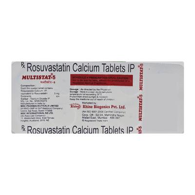 MULTISTAT 5mg Tablet 10's - High Cholesterol-Dys