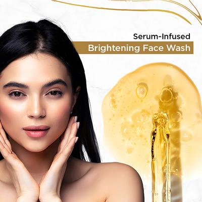 Streax Skin Bright & Shine Face wash cleanser 4% Vitamin C & Glycolic Serum Complex 100 ml - Scrubs & Exfoliants