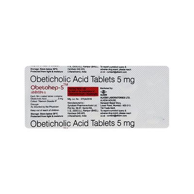 OBETOHEP 5mg Tablet 10's - Cholelithiasis/Gall Stones