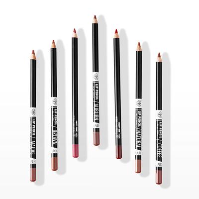 PAC Lip Pencil Creamy Non Drying Longwear Formula Intense Pigment Matte Finish - 02 Brown (1.6 g) - Lip Liners