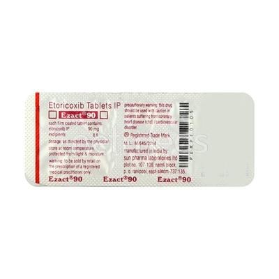 Ezact 90mg Tablet 10'S - Pain relief-Nsa