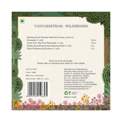 Forest Essentials Ayurvedic Vanyaksetram Weekly Facial Radiantglow Ritual Kit Forgifting 290 ml - Facial Kits