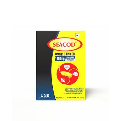 Seacod Omega 3 Fish Oil Capsule 60's - Multi-Vitamins
