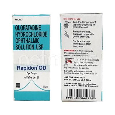 Rapidon OD Eye Drops 3ml - Eye conditions-Oph
