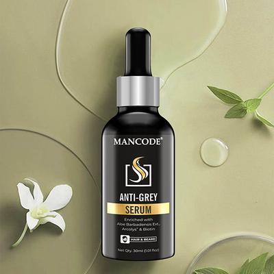 Mancode Anti Grey Hair & Beard Serum 30 ml - Beard Serum