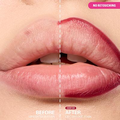 HUDA BEAUTY Lip Contour Stain Cherry Red 1 ml - Lip Stains & Tints