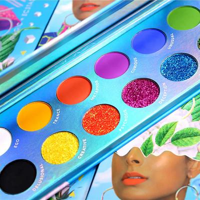 SUVA Beauty Pressed Pigment Palette - Magic + Ecstasy 12 gm - Face Palettes