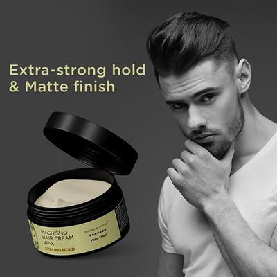 The Man Company Matte Effect Strong Hold - Machismo Cream Wax Almond Oil & Vitamin E 100gm - Hair Gels & Waxes