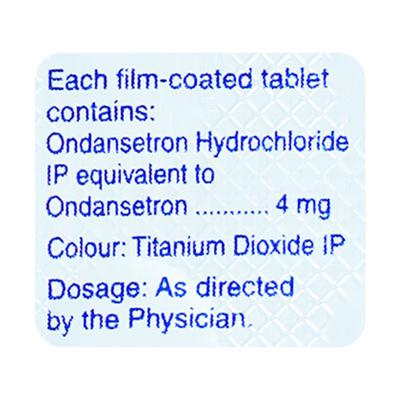 Emeset 4mg Tablet 10'S - Vomitting/Emesis-Ant