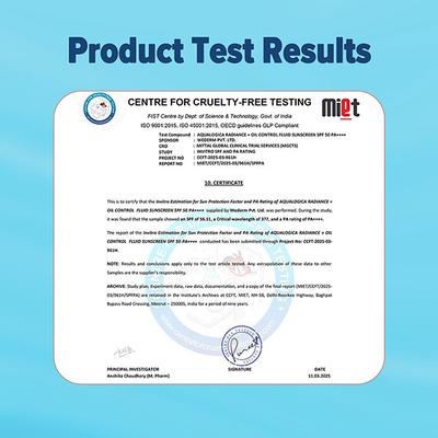 Aqualogica Radiance+ Oil Control Fluid Sunscreen for Oily Skin 50 gm - Body Sunscreen