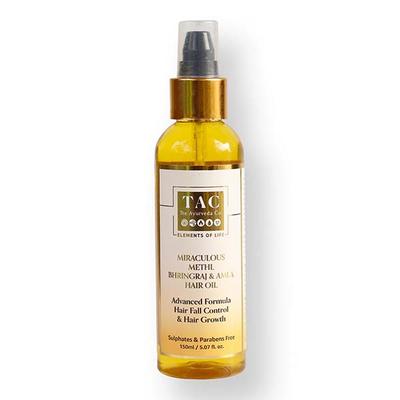 TAC The Ayurveda Co. Miraculous Methi, Bhringaraj and Amla Hair Oil 150 ml - Personal Care (Ayush)