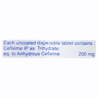 RIGHTCEF DT 200 Dispersible Tablet 10's - Bacterial Infections-Cep