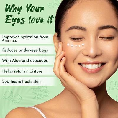 MyGlamm Superfoods Avocado & Aloe Eye Cream 30 gm - Under Eye Creams & Serums