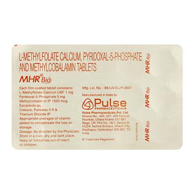 MHR Bio Tablet 15'S - Supplements-Vam