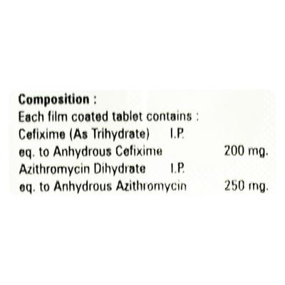 NIMCEF AZ Tablet 10's - Bacterial Infections-Cep