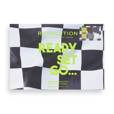 Makeup Revolution Power Eyeshadow Palette Ready Set Go 6.6 gm - Eye Shadow Palettes