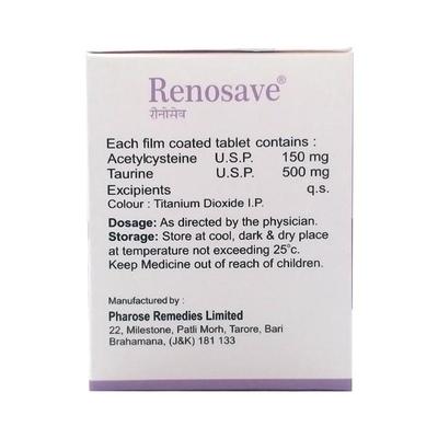 Renosave Tablet 10'S - Kidney Disease/Stones-Oth