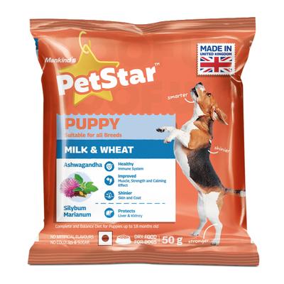 Petstar Puppy Food - Milk And Wheat (Sample) 50 g - Petfood
