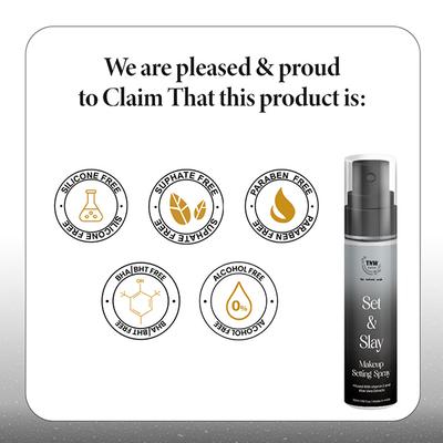 Tnw The Natural Wash Set and Slay Makeup Setting Spray, Locks Makeup 50 ml - Setting Spray