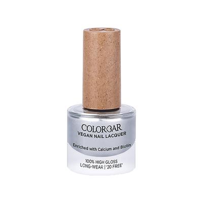 Colorbar Vegan Nail Lacquer Silver Ring-201 8 ml - Nail Polish