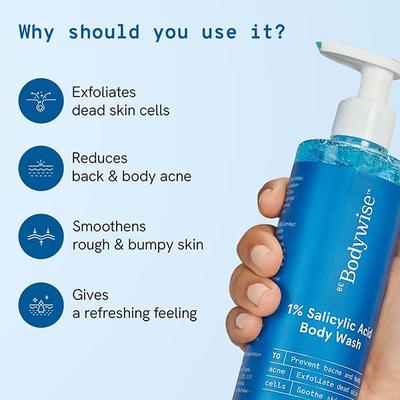 Be Bodywise 1% Salicylic Acid Be Body Wash for Be Body Acne 250 ml - Shower Gels & Body Wash