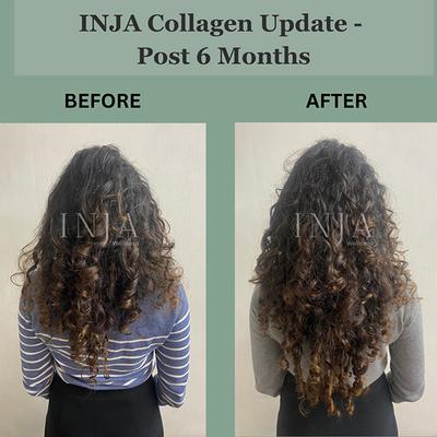 Inja Wellness Beauty Collagen For Skin, Hair & Nails, With Vit C, Glutathione,Biotin & More - Orange Flavour 125 gm - Hair & Skin