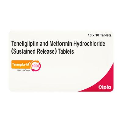 Tenepla M 1000/20mg Tablet 10'S - Diabetes-Ant