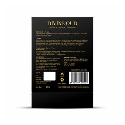 Beardo Divine Oud Perfume EDP 80 ml - Men Perfumes (Edt/Edp)