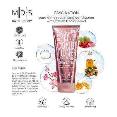MADES Bath & Body Fascination Pure Conditioner Pale Pink 200 ml - Conditioners