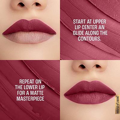 Lakme 9to5 Powerplay Priming Matte Lipstick, Lasts 16hrs, Maroon Mix, 3.6 gm - Lipsticks