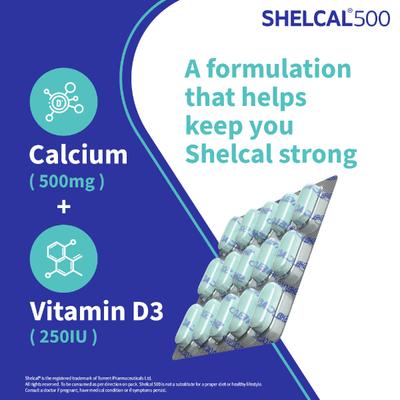 Shelcal-500 Tablet 15's - Calcium And Minerals