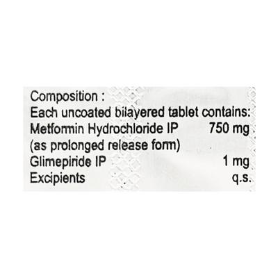 Glimisave Max 1 Tablet 15'S - Diabetes-Ant