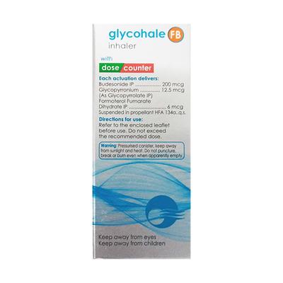 GLYCOHALE FB with dose counter Inhaler 120md - Asthma/COPD-Ast