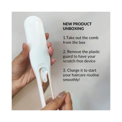 Protouch Complete Hair Growth Combo, LED Therapy Comb, Head Massager, Biotin Collagen Hair Growth Serum, Controls Hair Fall, Boost Hair Regrowth 1's - Hair Combs