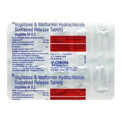 Voglibite M 0.2mg Tablet 10'S - Diabetes-Ant