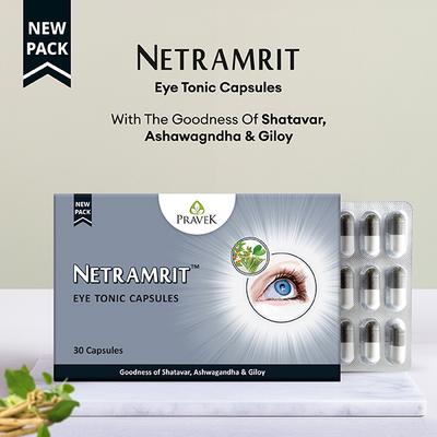 Pravek Netramrit Capsules 30's - Speciality Medicines
