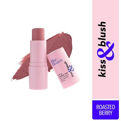Blue Heaven Kiss & Blush Lip And Cheek Tint, Roasted Berry 8.5 gm - Blushes