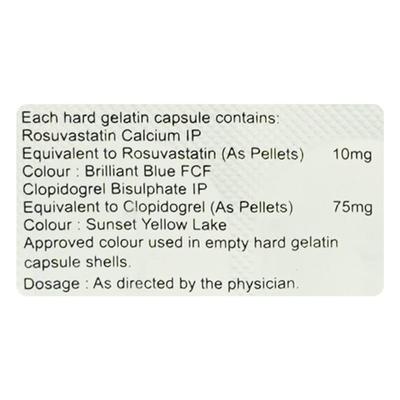 ROZUDOC CV 10 Capsule 10's - High Cholesterol-Dys